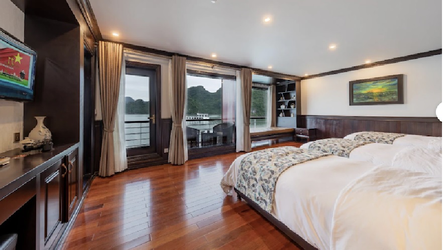 Các phòng tại SeaLife Legend đều được bố trí ban công riêng