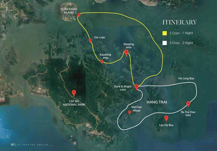 Hải trình du thuyền let heatre cruises