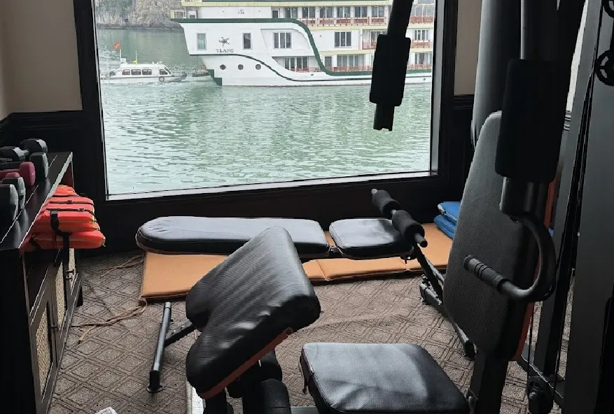 Phòng Gym hiện đại trên du thuyền Aspira