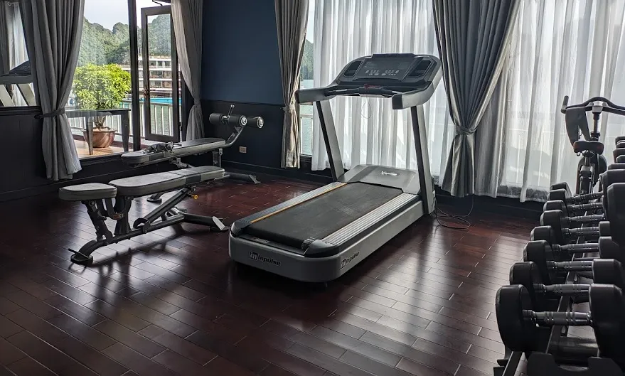 Phòng tập Gym hiện đại trong du thuyền Dora