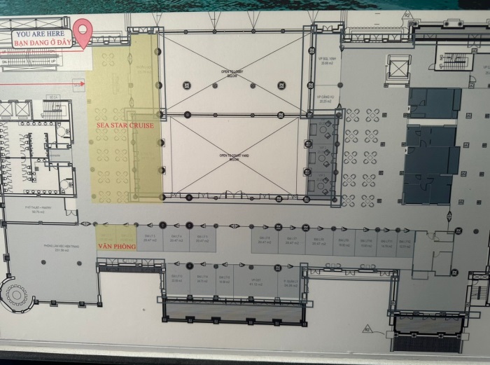 Sơ đồ tầng 2 nhà ga tại cảng tàu quốc tế Hạ Long.jpg