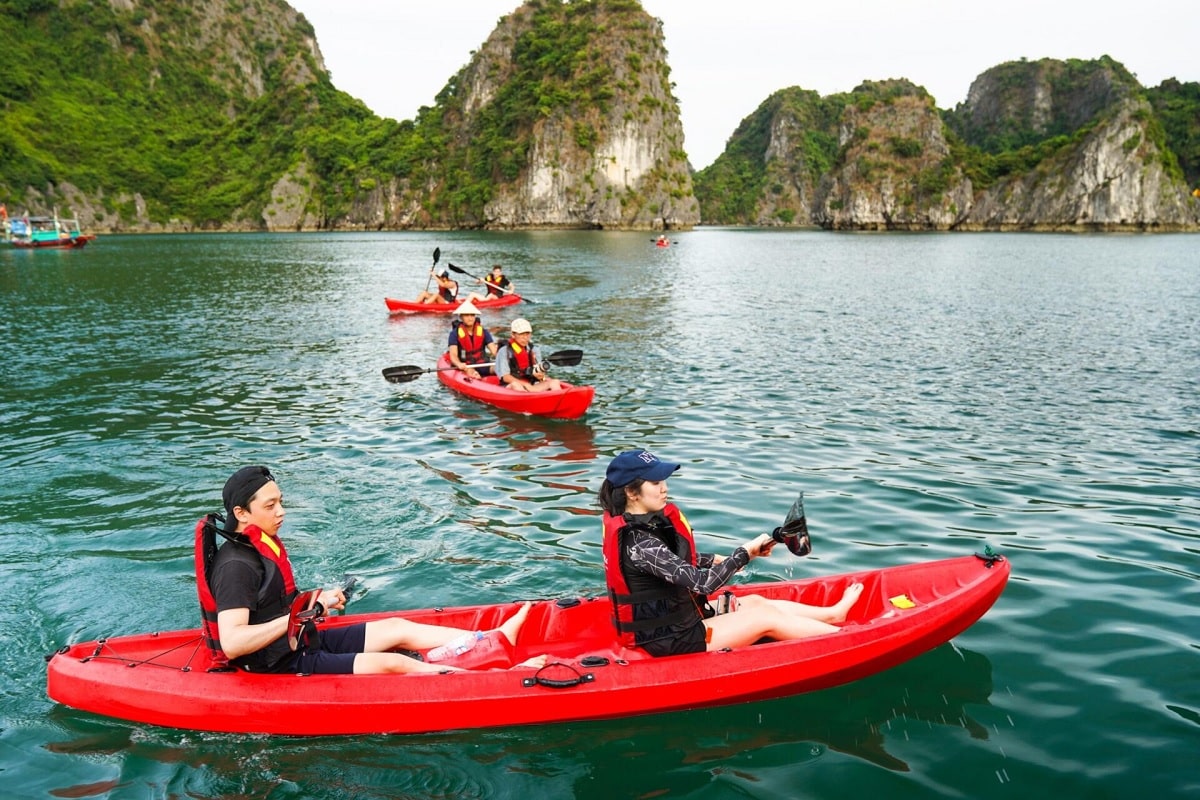 Chèo Kayak tại Cống Đầm