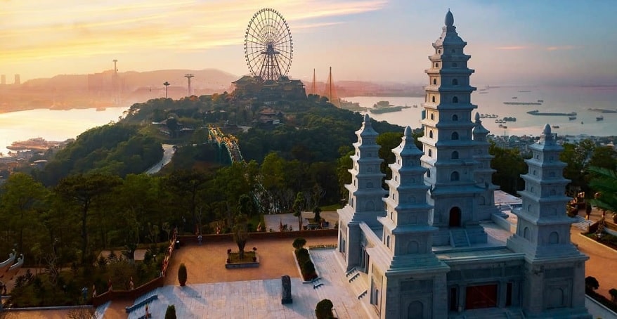 Chùa Bảo Hải Linh Thông Tự 5 Ngũ Phương Bảo Tháp