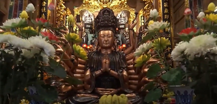 Chùa Bảo Hải Linh Thông Tự 9 Nhà thờ Mẫu