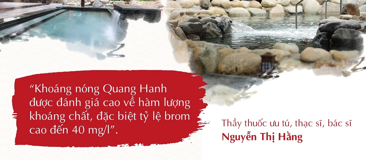 Chất lượng nước khoáng tại Yoko Onsen Quang Hanh