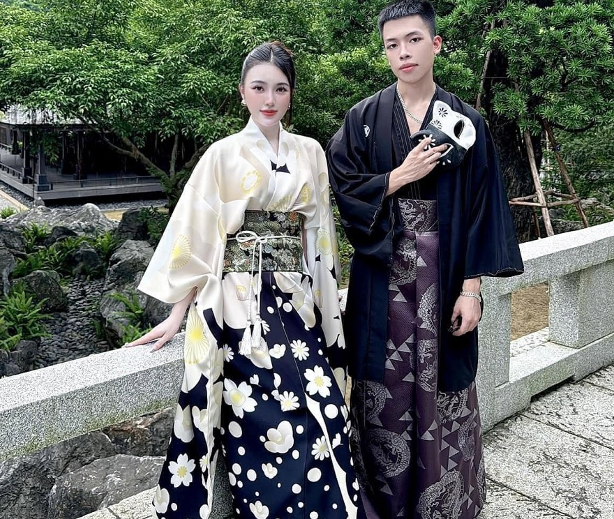 Trang phục Kimono cho thuê tại Yoko Onsen Quang Hanh