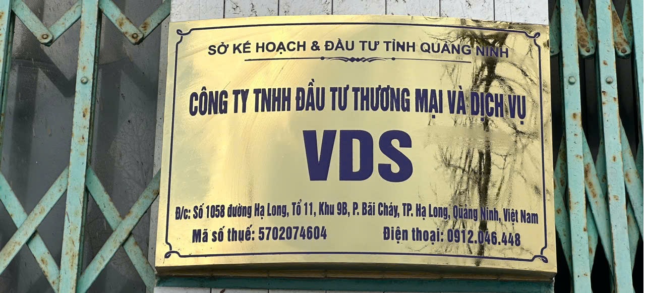 Biển hiệu địa chỉ trụ sở công ty vdstravel