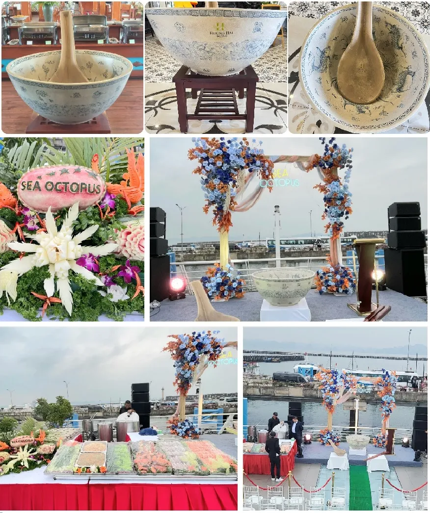 Bát đựng có dung tích 180 lít, với kích thước miệng bát 100cm x cao 44 x đáy 44cm.