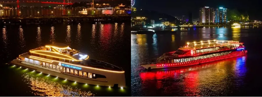 So găng giữa Symphony (trái) và Paradise Delight (phải)