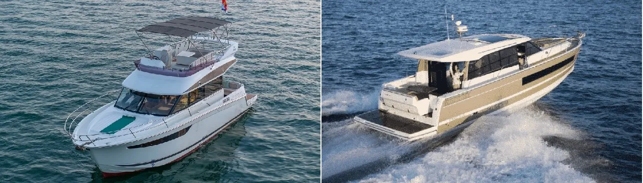 Du tuyền Jeanneau Velasco 43F và Jeanneau NC14