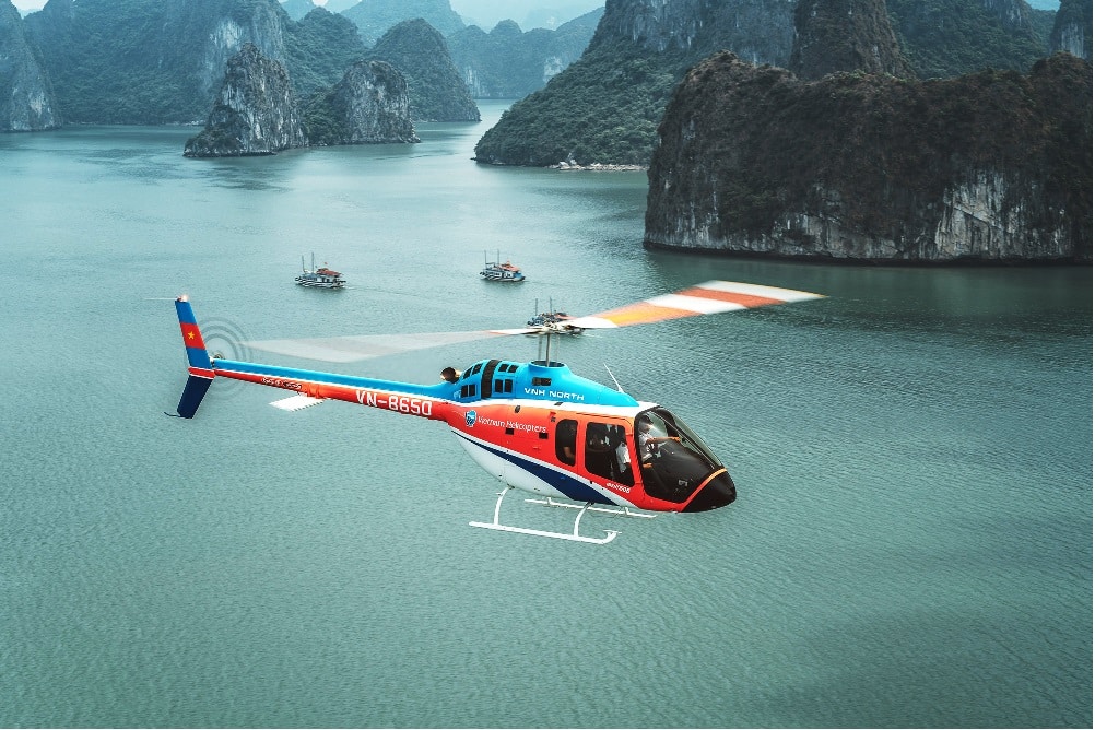 trực thăng hạ long